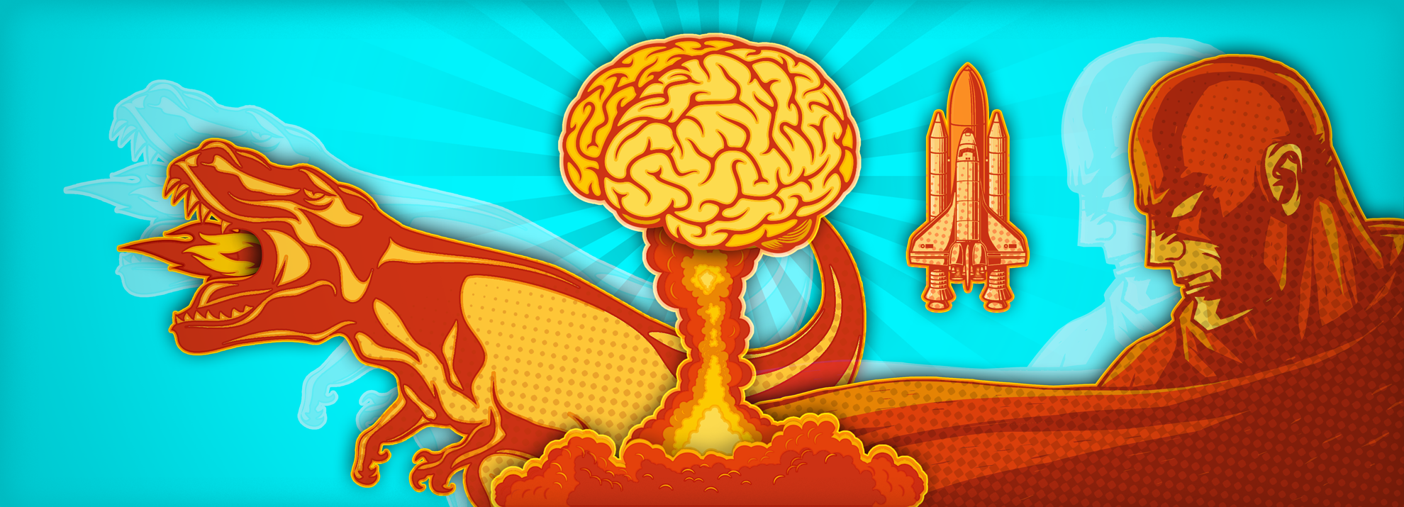 dinosaurs, heroes and rocket science